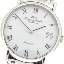IWC SCHAFFHAUSEN Portofino IW351340 Date white Dial Automatic Men's Watch_947246
