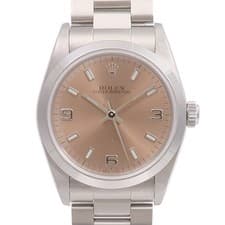 ROLEX Oyster Perpetual 77080 Automatic Watch Stainless Steel Pink