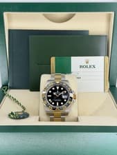 Rolex GMT-Master II Black Dial on Oyster 116713LN Complete 2016