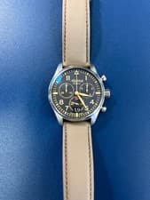 Alpina Star Timer Chronograph AL372X4S26 Case 4 4cm Band 14 20cm Beige