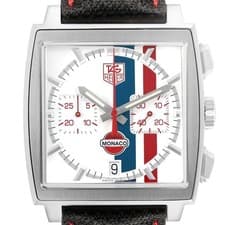 Tag Heuer Monaco Vintage McQueen Limited Edition Steel Mens Watch CW2118