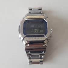 Casio G-Shock Full Metal Blue Dial Solar Radio Bluetooth GMW-B5000D-2JF Used
