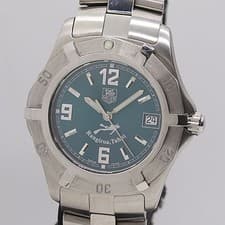 Tag Heuer WA111A Exclusive Diving Tahiti Limited QZ Green Dial Men Watch Working