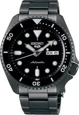 SEIKO 5 SPORTS Watch SRPD65 Men's Black Analog Round Face Stainless steel F/S