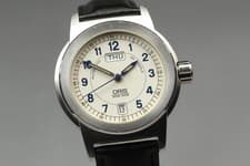 [Near MINT] ORIS Big Crown 7500 Silver White Dial 40mm Automatic Men's Watch