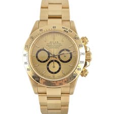 Rolex 16528 Cosmograph Daytona Zenith 18k Yellow Gold 40mm 1998 U Serial