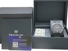 TAG Heuer Formula 1 Chronograph Men's Watch Quartz Blue Dial Stainless Steel
