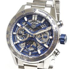 TAG HEUER WATCH CARRERA CALIBRE HEUER 02 CHRONOGRAPH BLUE EDITION LTD CBG2019