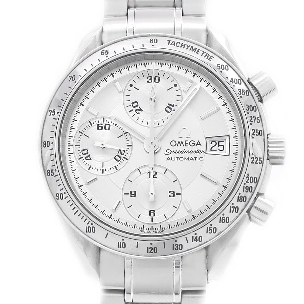 OMEGA Speedmaster Date 3513.30 Chronograph Silver StainlessSteel Men Automatic