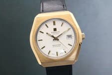 Vintage 1970's [Near MINT] TISSOT SEASTAR Gold Date Automatic Men's Watch JAPAN