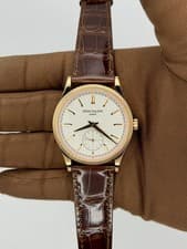 2026 Patek Philippe Calatrava Manually Wound Mechanical Movement 39mm Rose Gold