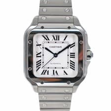Cartier Santos de Cartier WSSA0029 42mm Stainless Steel White Dial #KN157