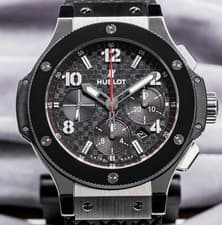 Hublot Big Bang 44 Ceramic Steel $16K MSRP Carbon Fiber Automatic 301.SB.131.RX