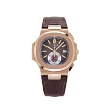 Patek Philippe Nautilus 5980R-001 Chronograph Rose Gold Brown Dial