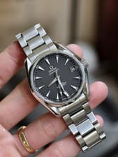 Omega Seamaster Aqua Terra Co-Axial Chronometer Black Dial on Bracelet