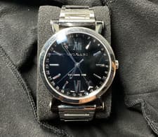 Bvlgari Solotempo black dial watch only SB43SB