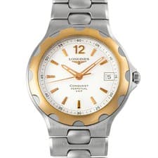 LONGINES Hydro Conquest GMT Perpetual Calendar L1.639.5 SS GP Used Men's