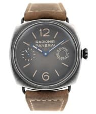 Panerai Radiomir 8 Giorni PAM01347 Brevettato Black PVD Steel 45MM Mens Full Set
