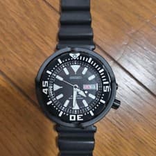 Seiko Prospex Diver's Automatic Watch SRPA81 Black Tuna Can Monster