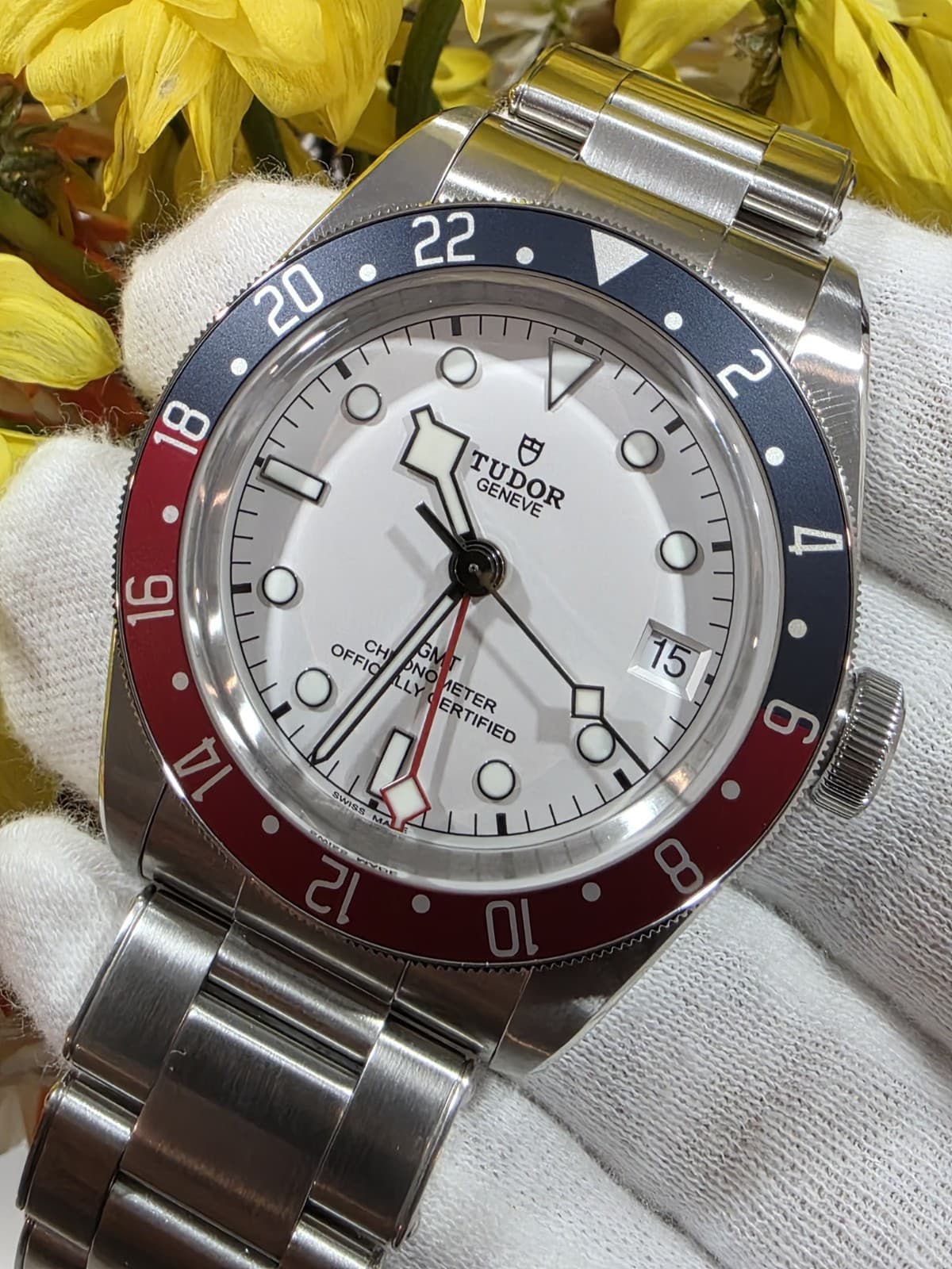 NEW 2026 Tudor Black Bay GMT 79830RB Opaline Dial Steel Watch