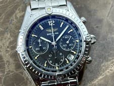 Breitling Cockpit Chronograph 37mm Automatic Black Dial and Bracelet Box Papers