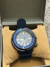 Seiko - SNE533P1 - Prospex Solar Men Diver's Blue and Black Dial - Excellent Con