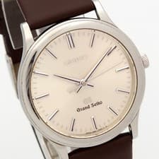 Seiko Grand Seiko 9581-7020 Stainless Steel Silver Quartz Mens Watch Auth Works