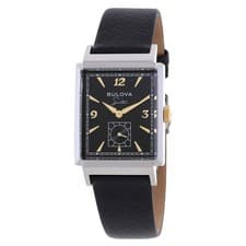 Bulova My Way Quartz Black Dial Men's Watch 98A261