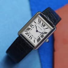 Cartier Tank Solo 3169 Steel Large 28mm Quartz 2010s