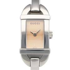 Gucci Ladies Quartz Steel Watch 6800L Silver Used 1Y Warranty