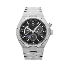 Vacheron Constantin Overseas Dual Time Steel Auto 42mm Black 47450/B01A-9227