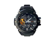 CASIO G-SHOCK Tough Solar Analog Watch GST-B100 Black Orange Men's