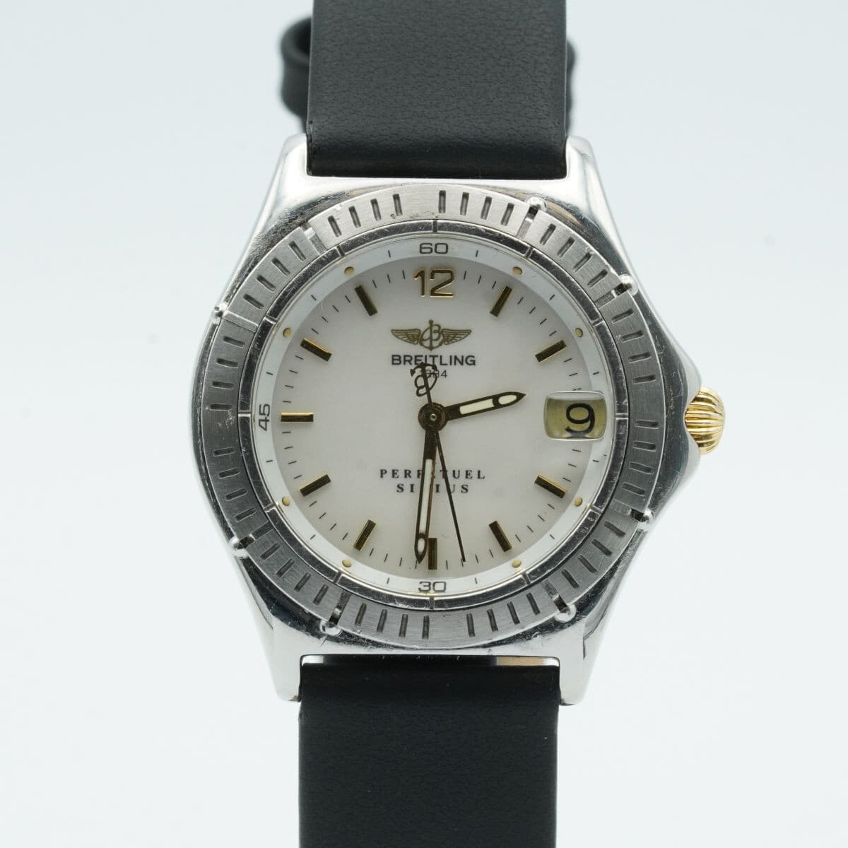 Breitlng Sirius Women's Watch Steel/Gold B62021 Quartz BR384 Vintage Mop 2