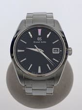 Grand Seiko Men's Watch Heritage Collection Quartz Analog Stainless Black Used