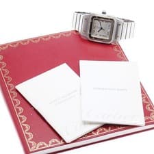 CARTIER SANTOS GALBÉ LM W20030C4 29mm SS/YG Quartz Gray Dial Date #C053