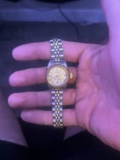 Rolex Datejust Two-Tone Jubilee Diamond Champagne Dial Women's Watch