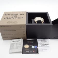 Omega Swatch Mission to Jupiter Quartz Men's Watch with Original Strap SO33C100