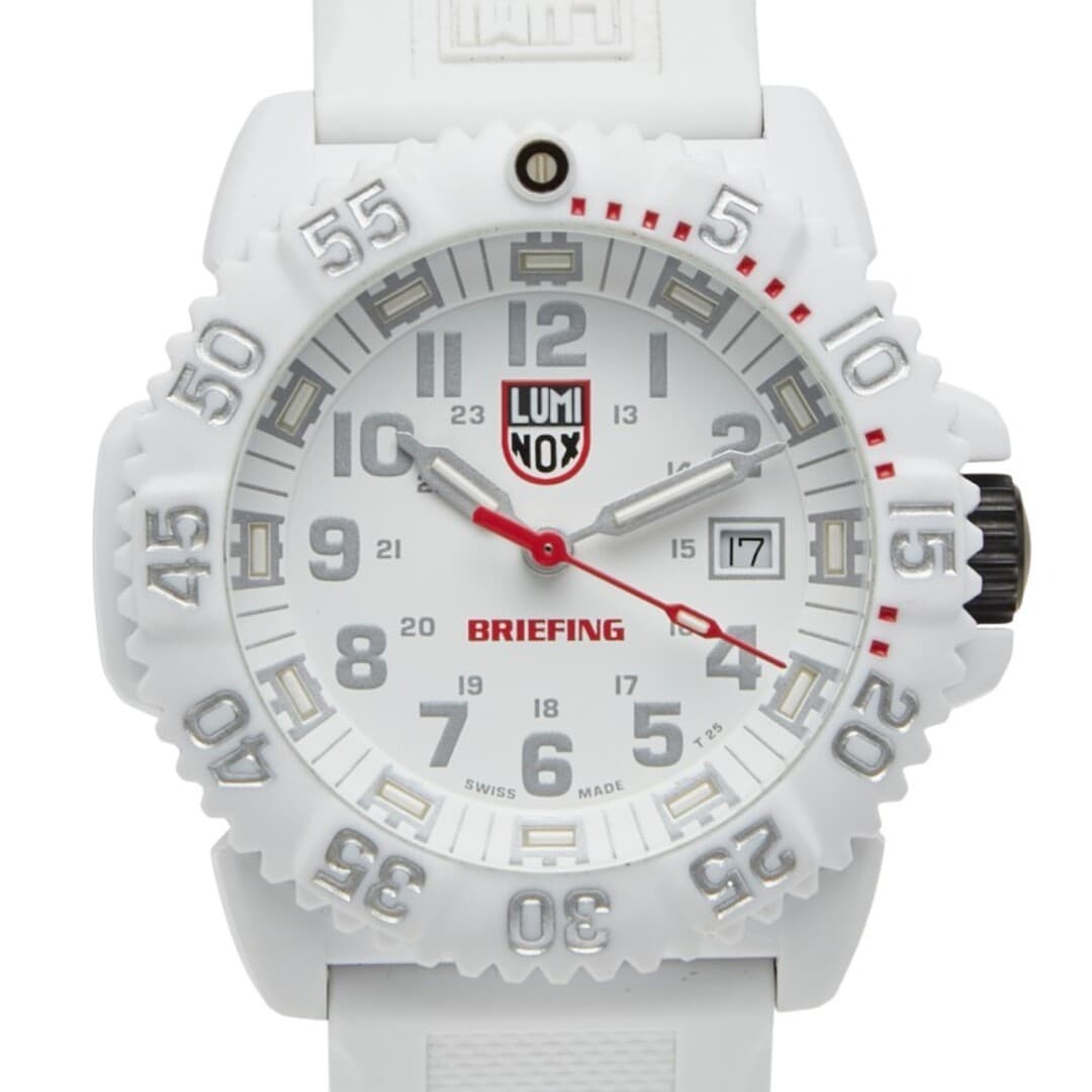 Luminox Navy Seal Colormark 3050 Series Watch Men Used Black White From Japan