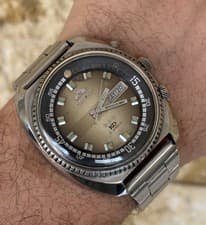 Vintage Orient King Diver KD Automatic 45mm Jumbo Day-Date Internal Bezel Japan