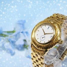 Yves Saint Laurent Good Condition Small Second Date Men's Watch ,19636