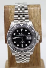 2025 Rolex GMT Master II Bruce Wayne 40mm Jubilee Watch Complete Set 126710GRNR
