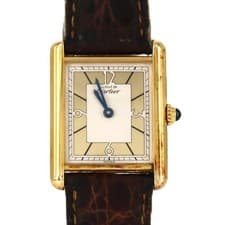 Authentic [No Maintenance Required - Reduced Price] Cartier Must Tank LM Gol...