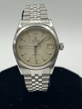 Rolex Oyster Date Precision 6266 SS White Dial Manual Winding 30mm