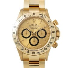 ROLEX Cosmograph Daytona 16528G black/diamond WATCH 702204