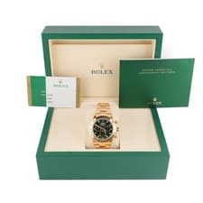 Rolex 116508 Daytona 40 mm Green Dial John Mayer Box and Papers 2019