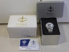 Citizen Gundam MS-Pilot Watch E.F.S.F. Analog Digital Display Stainless Steel