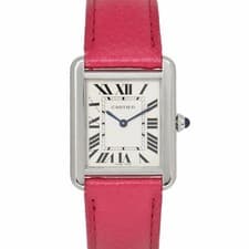 CARTIER Tank Solo Sm W5200005 Ivory Case Size 24mm Ladies Used Watch #31031