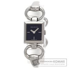 Gucci 120 Tourbillon Stainless Steel Ladies Wristwatch Black Used