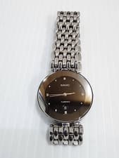 RADO Florence 129.3742.4 Black Dial Quartz Men Watch Used Working #07