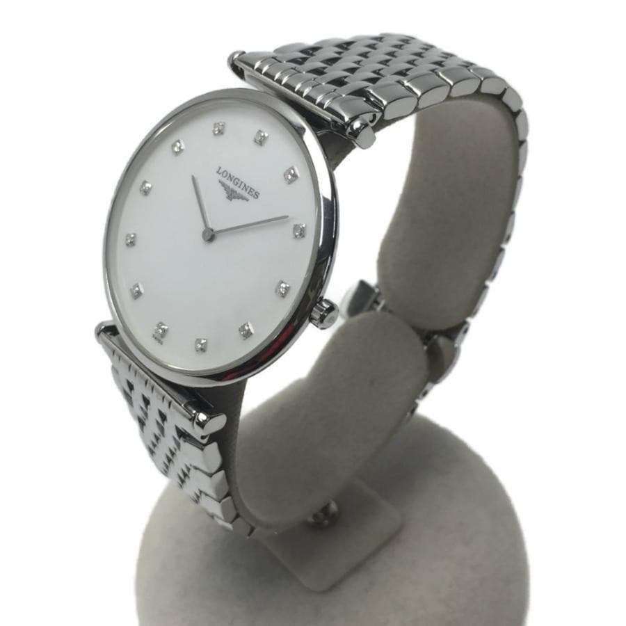 LONGINES La Grande Classique de 12P Diamond L4.755.4.58.6 Quartz Mens From JAPAN